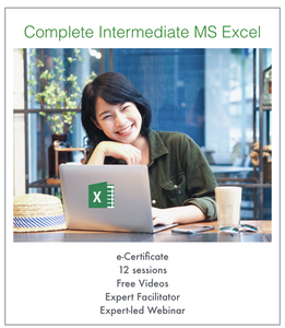 Complete Intermediate MS Excel (August to October 2020)